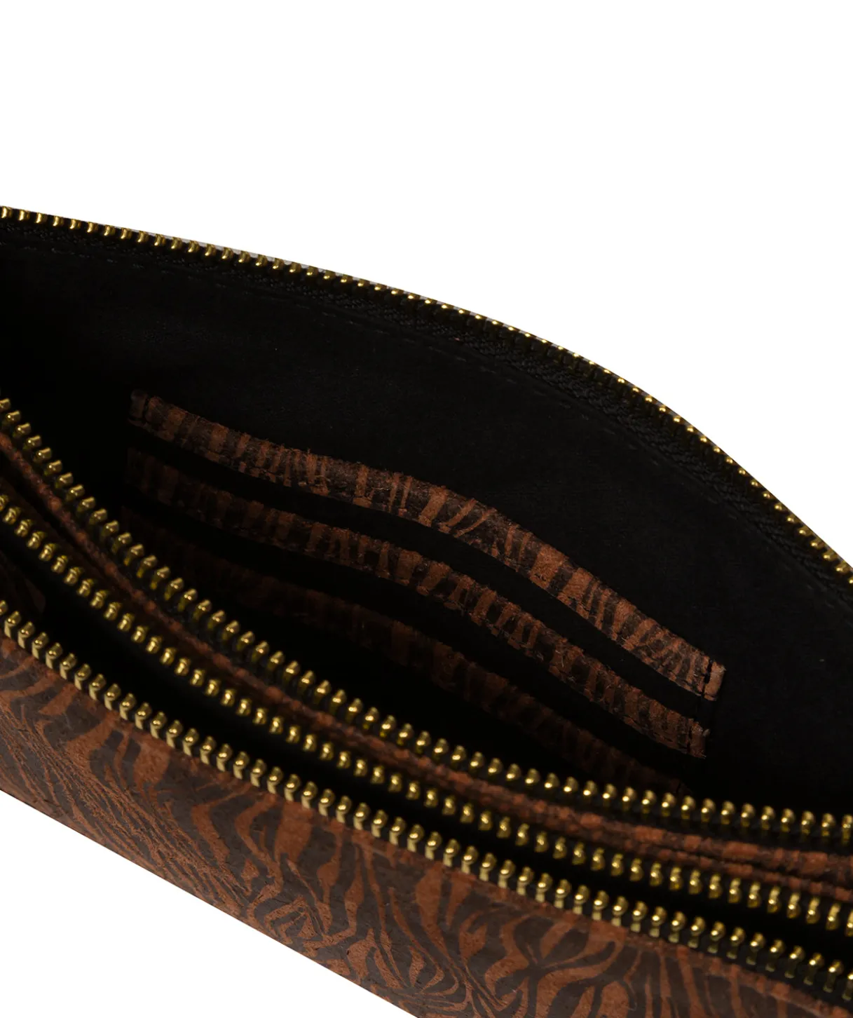 Addison' Animal Print Nappa Leather Clutch Bag