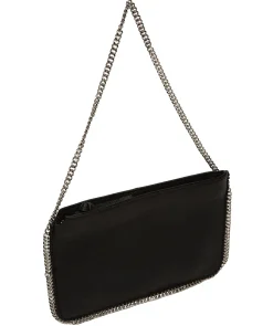 Adelaide' Black Leather Evening Bag