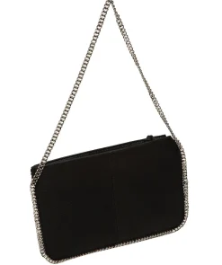 Adelaide' Black Leather Evening Bag