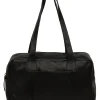 Airgo' 'Free on Board' Black Leather Men's Cabin Bag