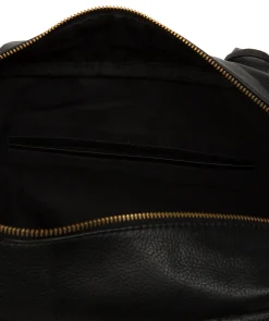 Airgo' 'Free on Board' Black Leather Men's Cabin Bag
