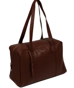 Airgo' 'Free on Board' Chestnut Leather Cabin Bag