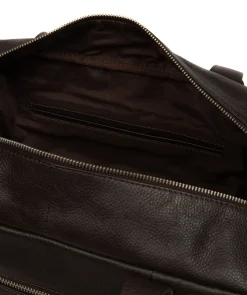 Airgo' 'Free on Board' Espresso Leather Cabin Bag