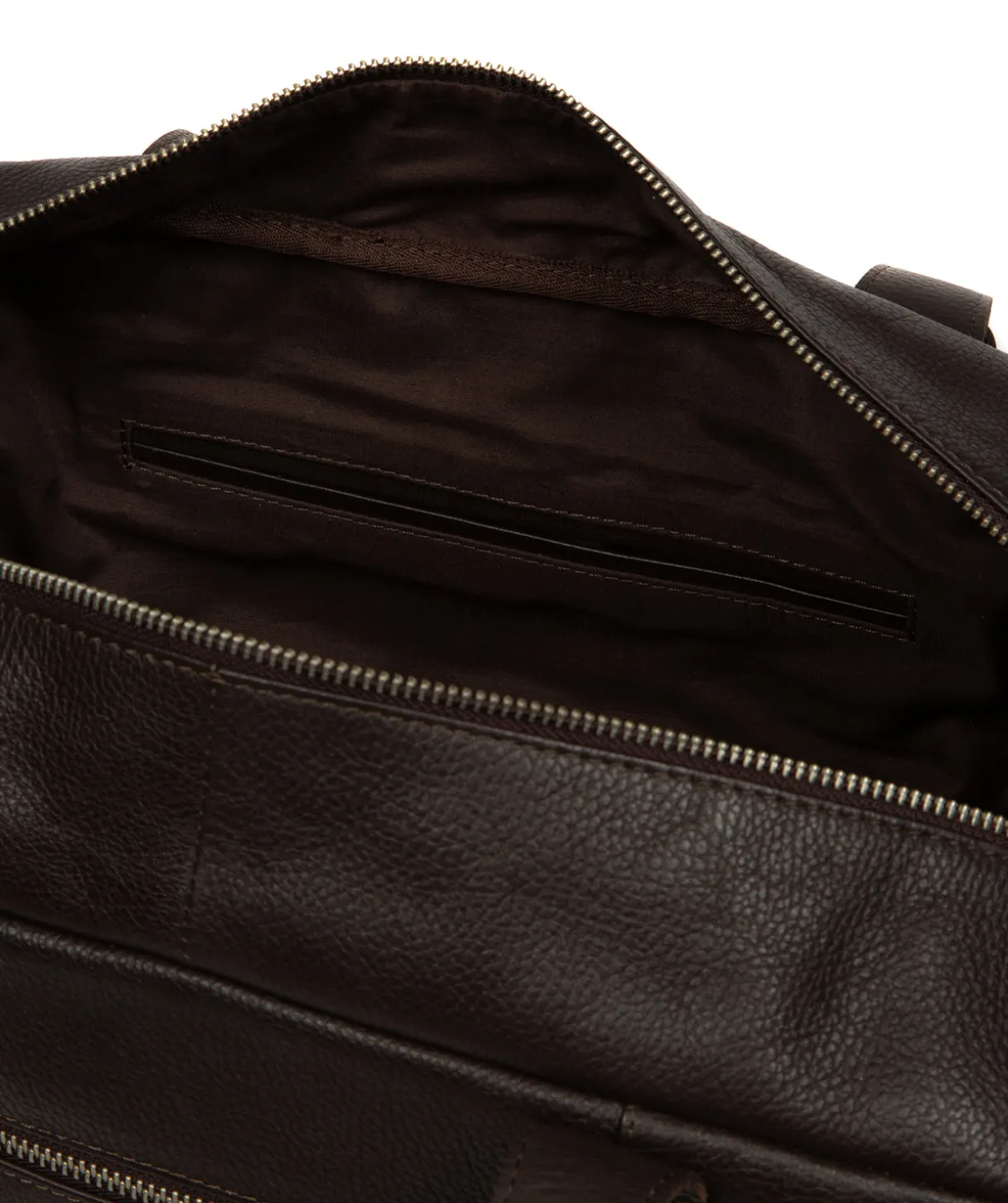 Airgo' 'Free on Board' Espresso Leather Cabin Bag
