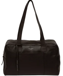 Airgo' 'Free on Board' Espresso Leather Cabin Bag