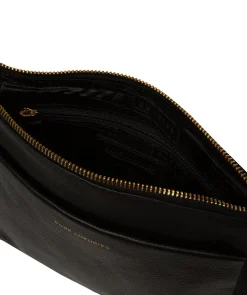 Alderley' Black Leather Cross Body Bag