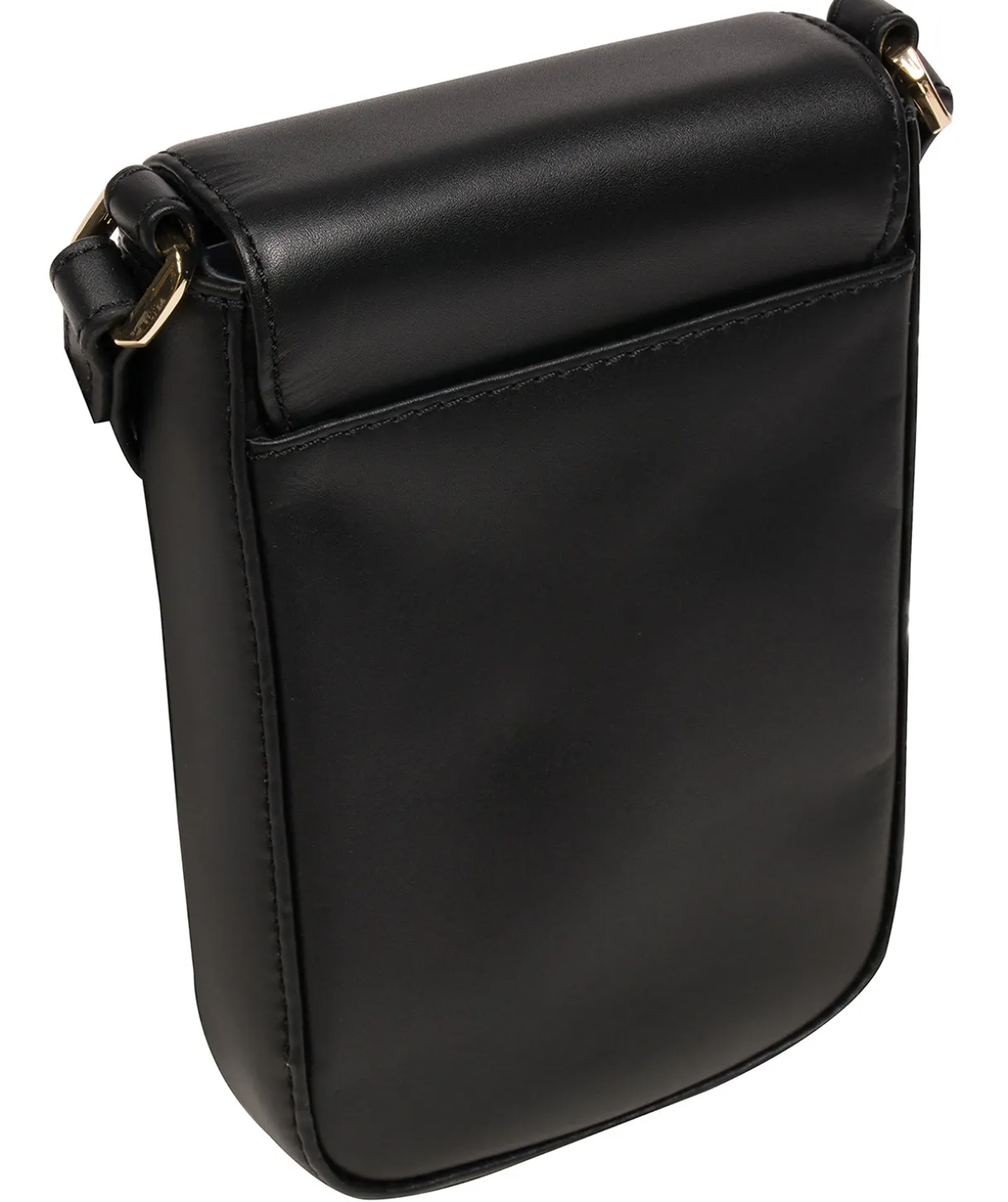 Alexis' Black Leather Cross Body Phone Bag