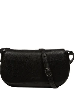 Alodia' Black Leather Cross Body Bag