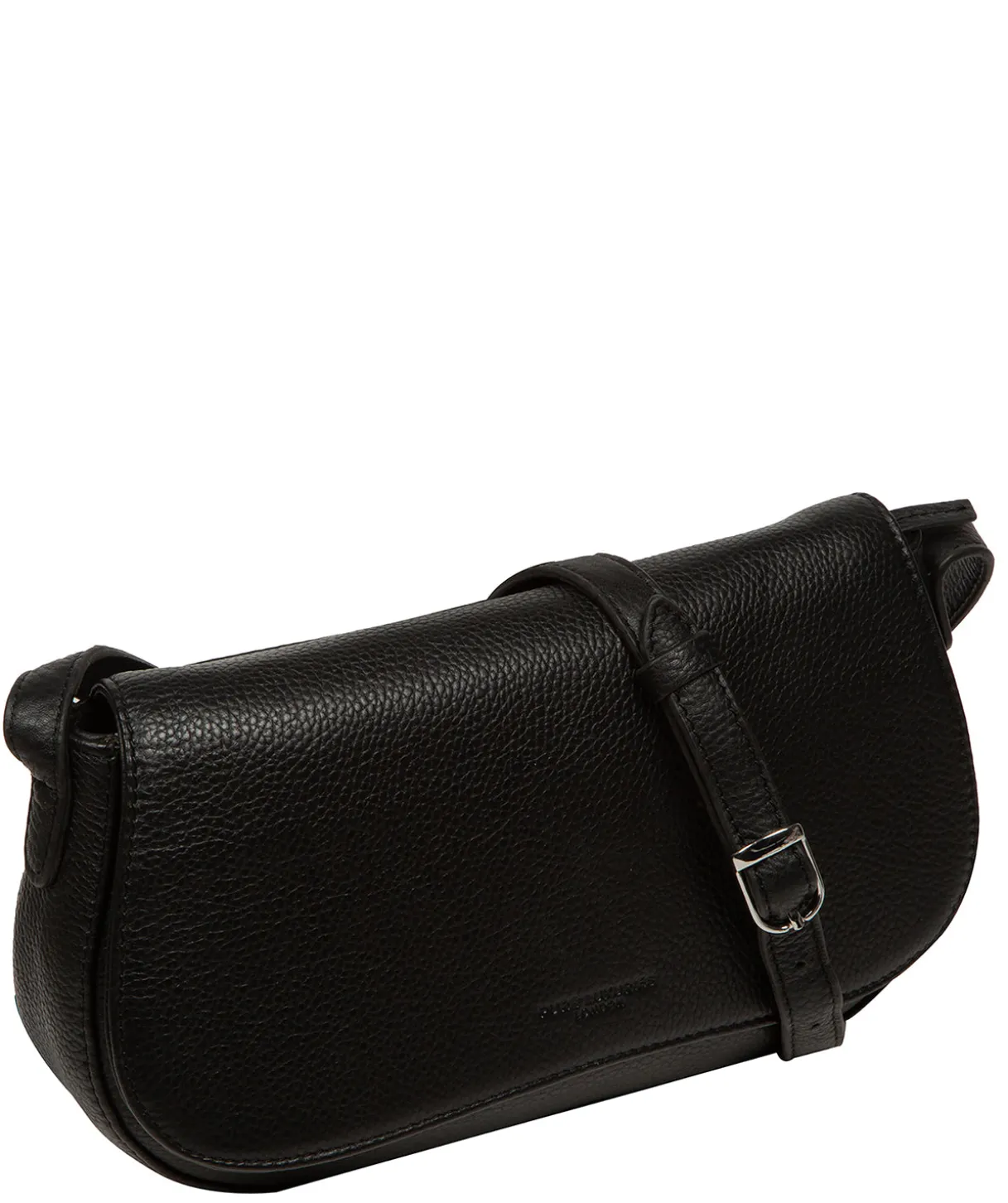 Alodia' Black Leather Cross Body Bag