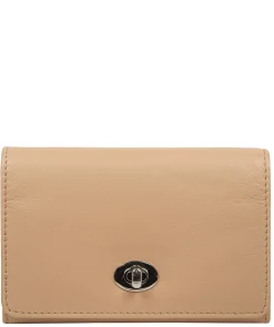 Amber' Latte Leather Purse