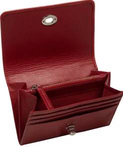 Amber' Red Leather Purse