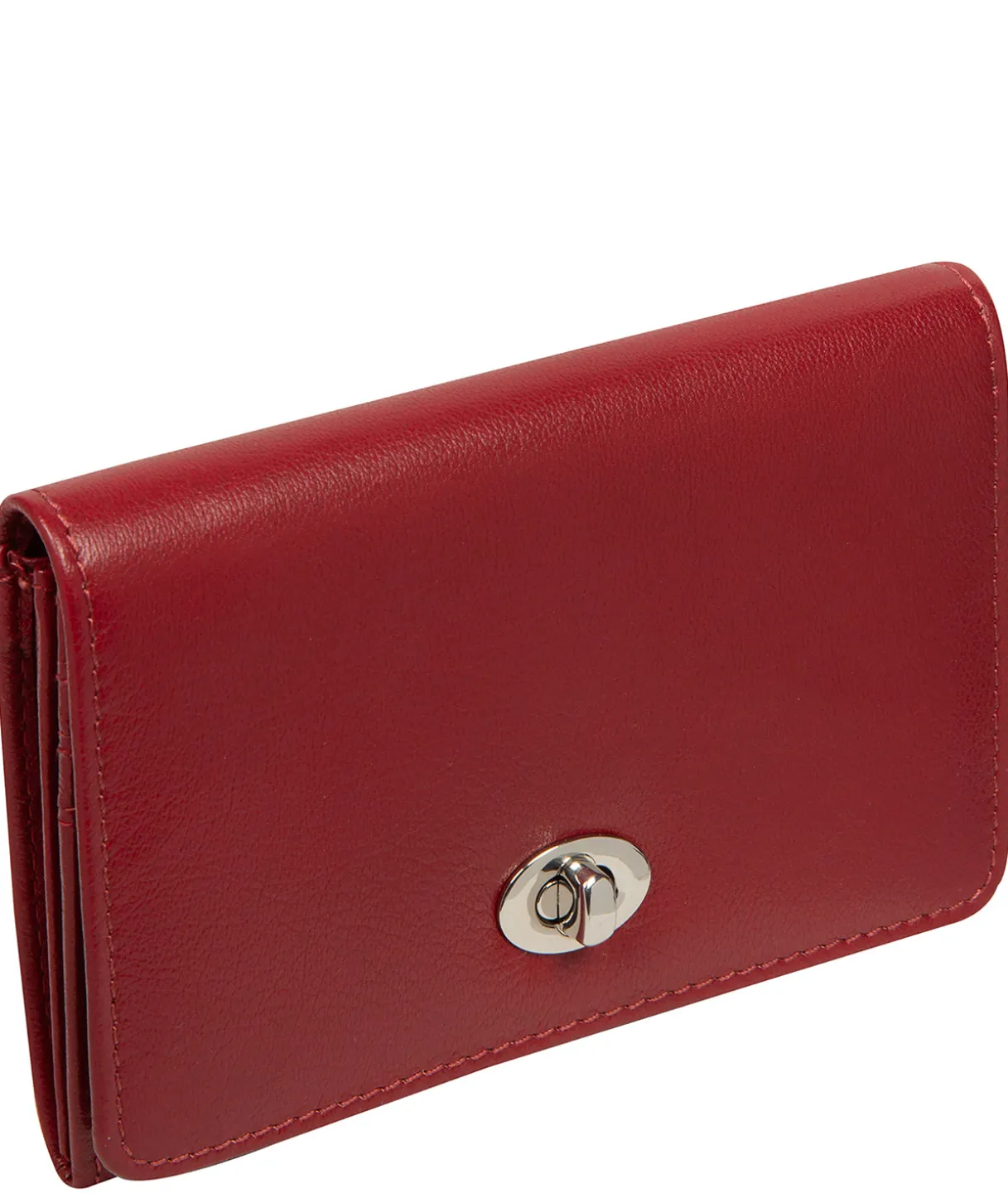 Amber' Red Leather Purse