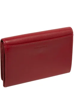 Amber' Red Leather Purse