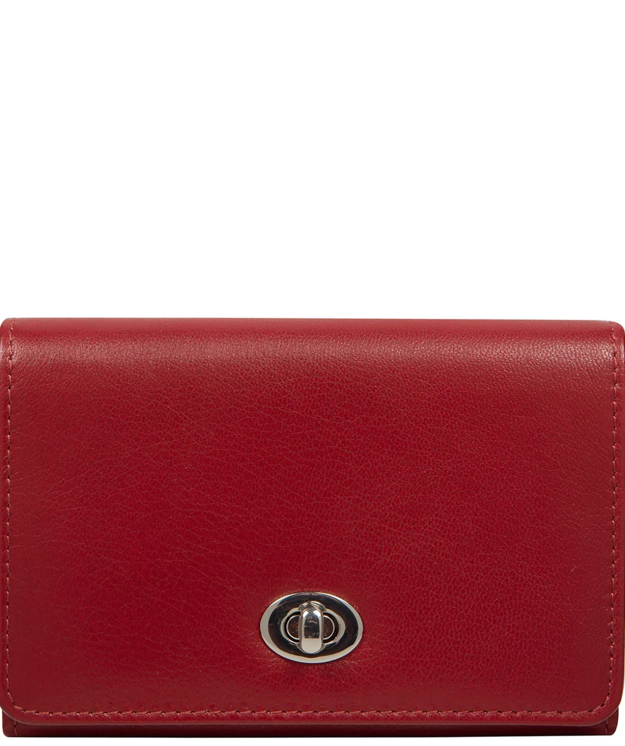 Amber' Red Leather Purse