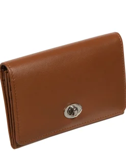 Amber' Tan Leather Purse