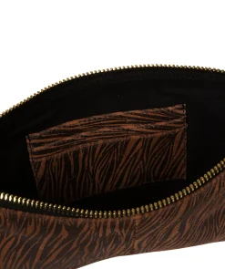 Anya' Animal Print Nappa Leather Cross Body Evening Bag