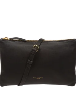 Anya' Black Nappa Leather Cross Body Evening Bag