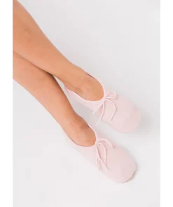 Appleby' Blush Pink Cashmere & Merino Wool Small Ballet Slippers