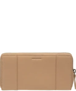 April' Latte Leather Purse