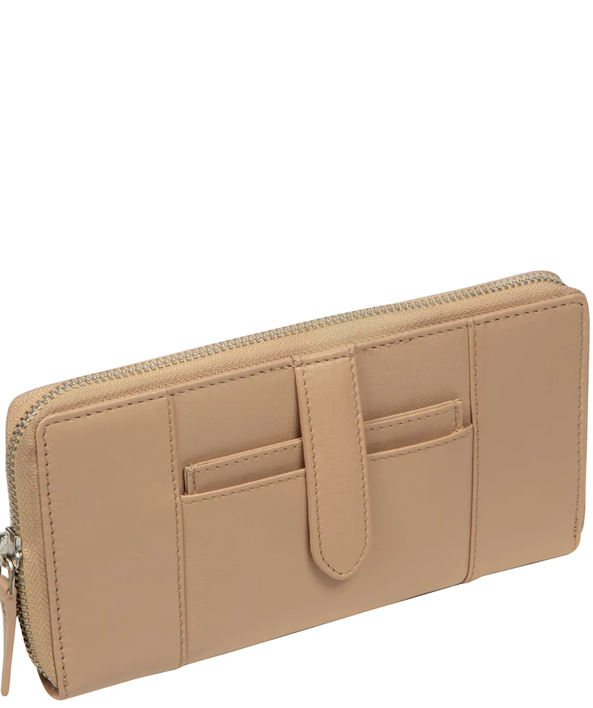 April' Latte Leather Purse