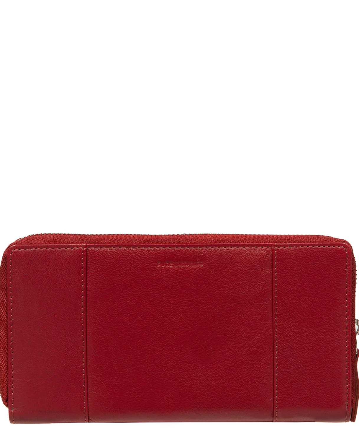 April' Red Leather Purse