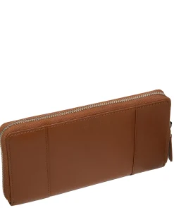 April' Tan Leather Purse