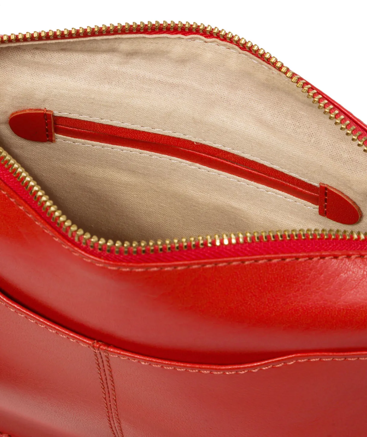 Aurora' Orangeade Leather Cross Body Bag