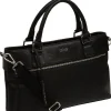 Aviana' Black Leather Grab Bag