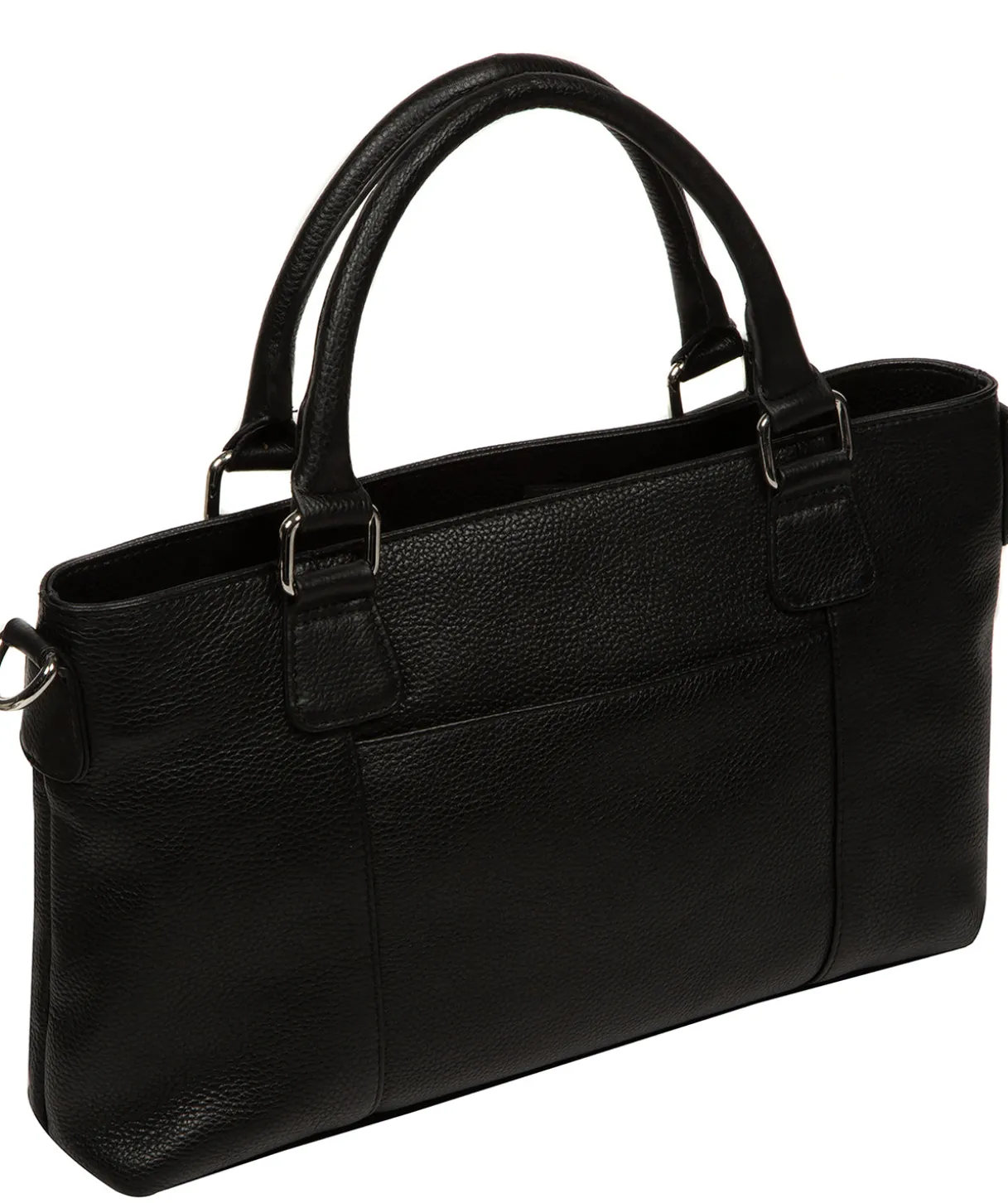 Aviana' Black Leather Grab Bag