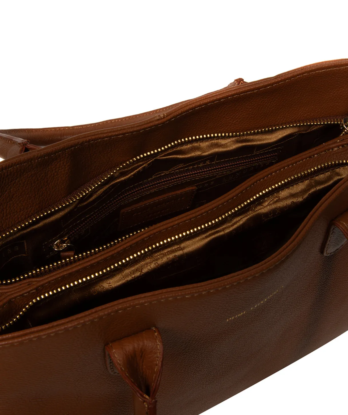 Aysgarth' Tan Leather Handbag