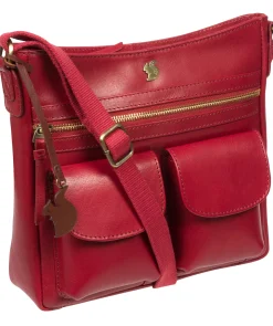 Baby Bon' Chilli Pepper Leather Cross Body Bag