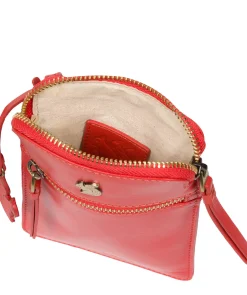 Bambino' Orangeade Leather Cross Body Phone Bag