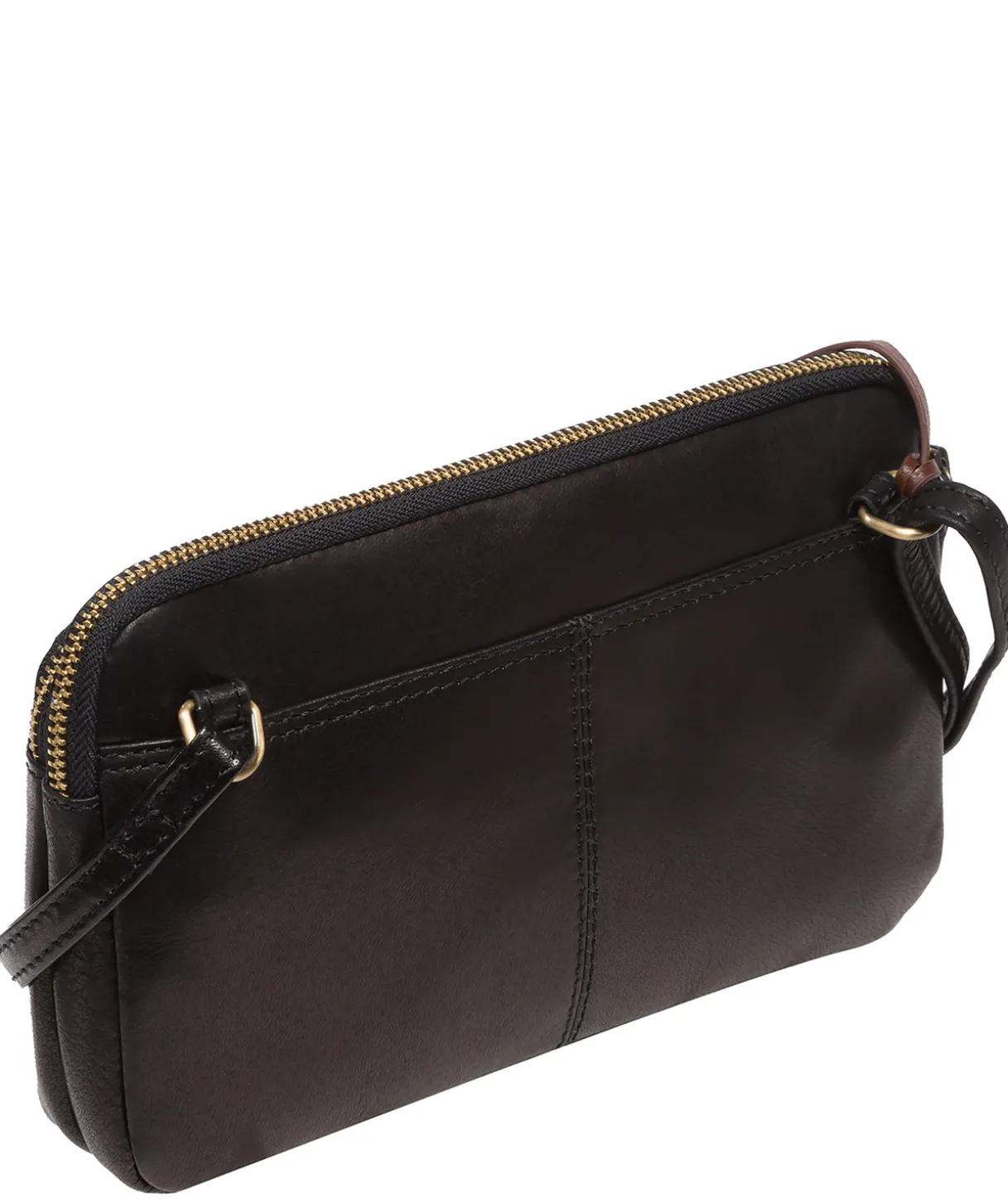 Birdie' Black Leather Cross Body Bag
