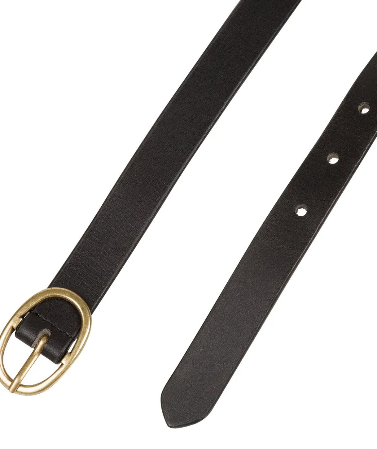 Black Quality Leather Ladies' Belt