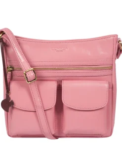 Bon' Blush Leather Cross Body Bag