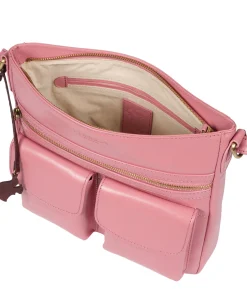 Bon' Blush Leather Cross Body Bag