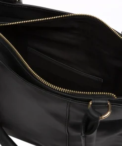 Brianna' Black Leather Handbag