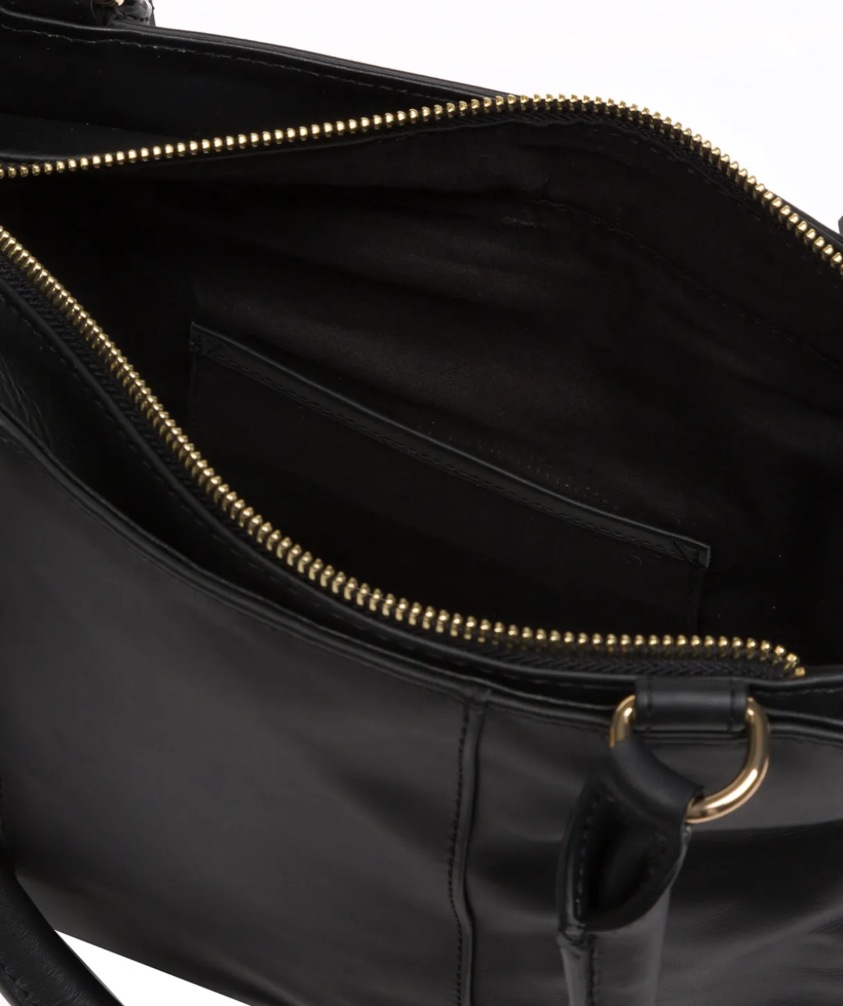 Brianna' Black Leather Handbag