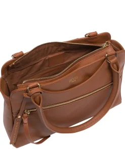 Brianna' Oak Leather Handbag