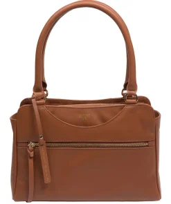 Brianna' Oak Leather Handbag