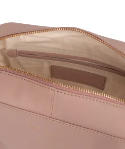 Brompton' Blush Pink Leather Make-Up Bag