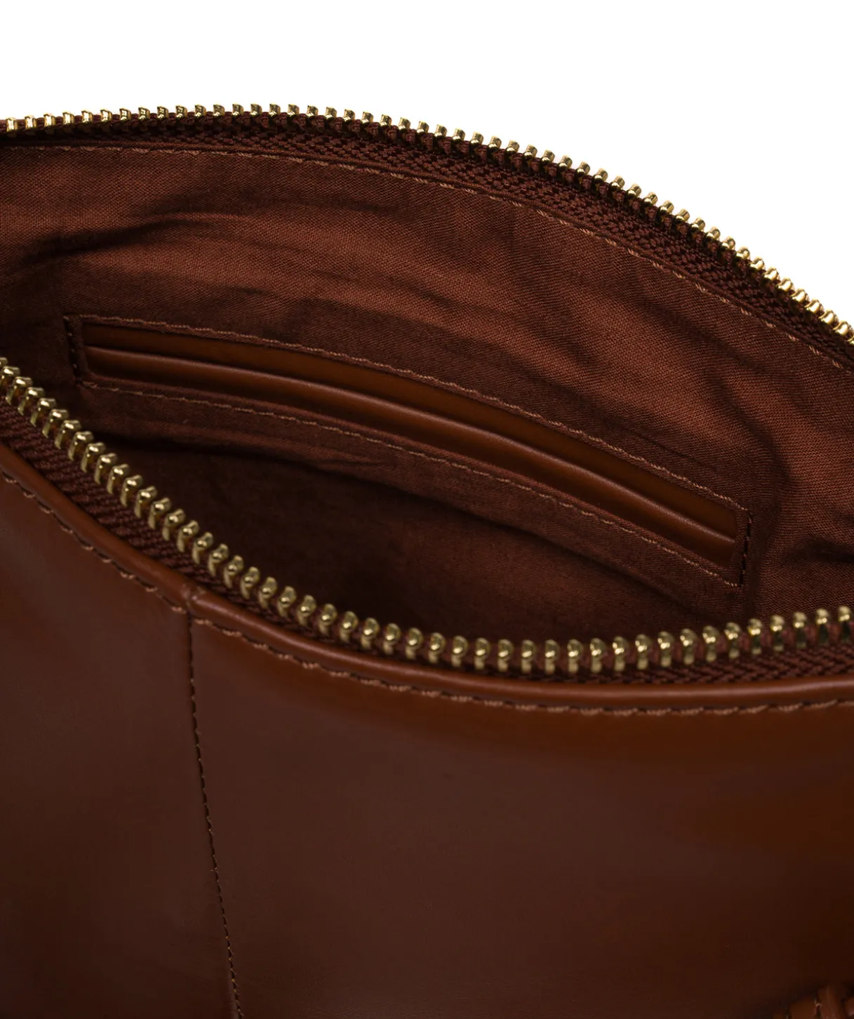 Brooke' Caramel Leather Cross Body Bag