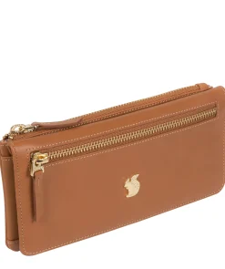 Buttercup' Saddle Tan Leather Bi-Fold Purse
