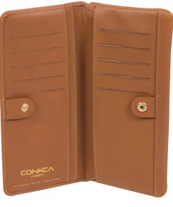 Buttercup' Saddle Tan Leather Bi-Fold Purse