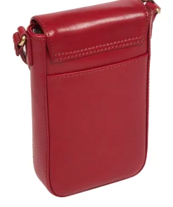Buzz' Chilli Pepper Leather Cross Body Phone Bag