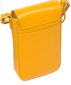 Buzz' Lemon Drop Leather Cross Body Phone Bag