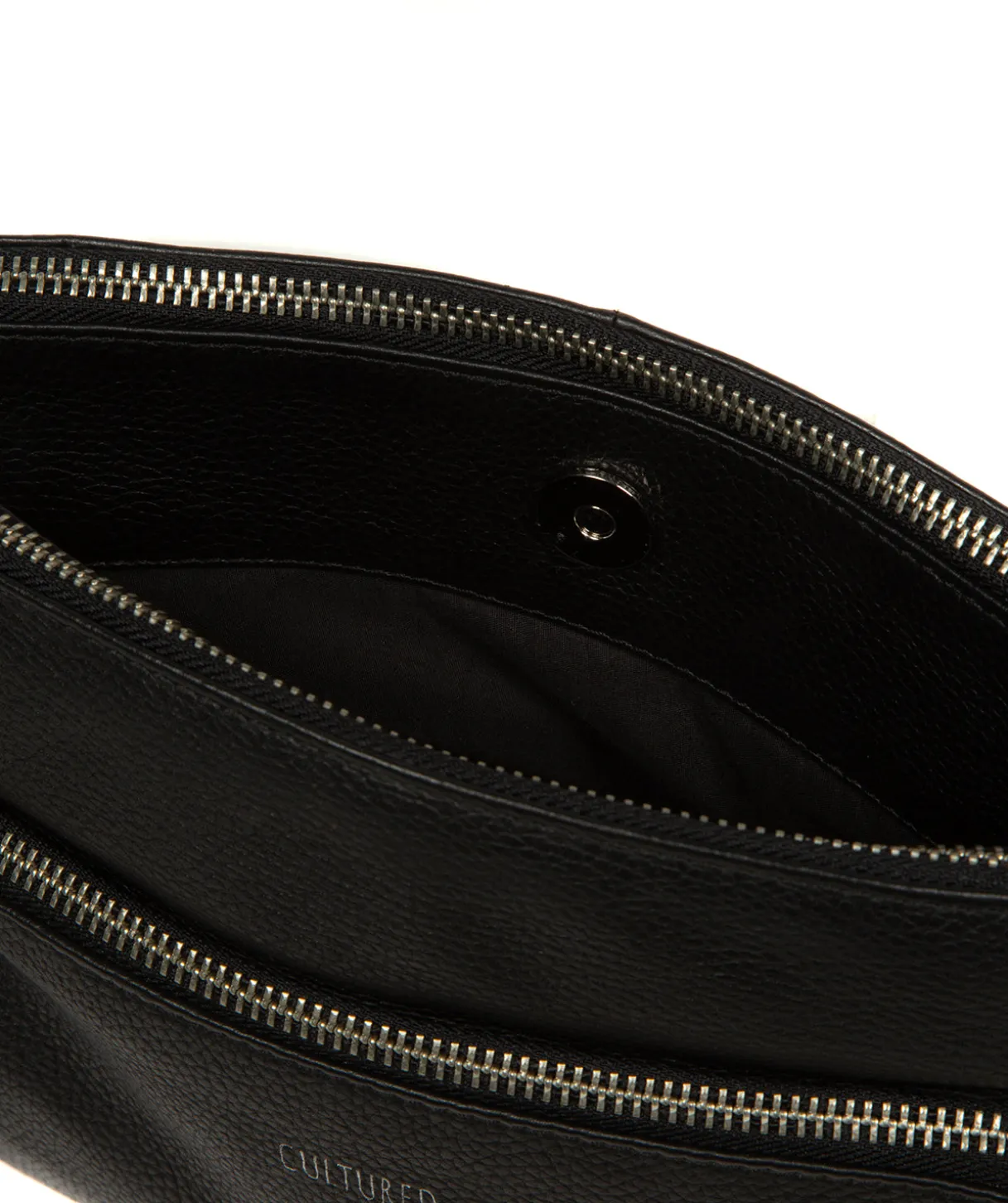 Celia' Black Leather Cross Body Bag