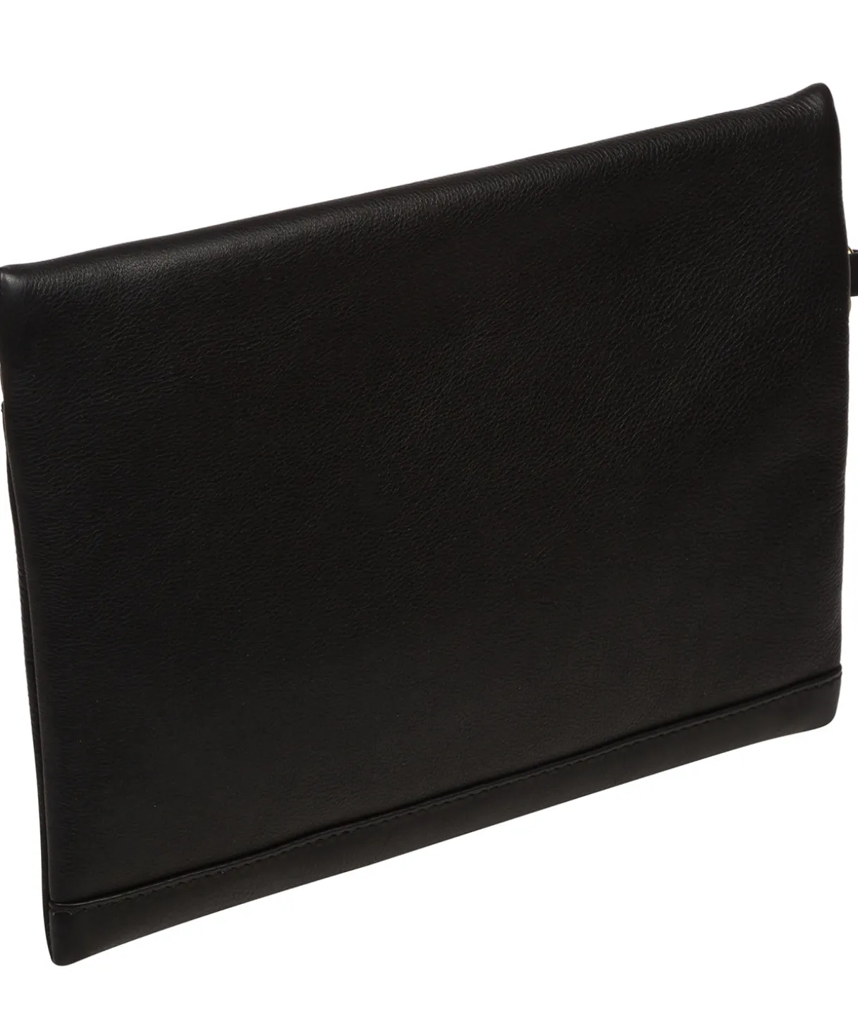Chalfont' Black Leather Clutch Bag