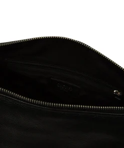Cherry' Black Leather Shoulder Bag