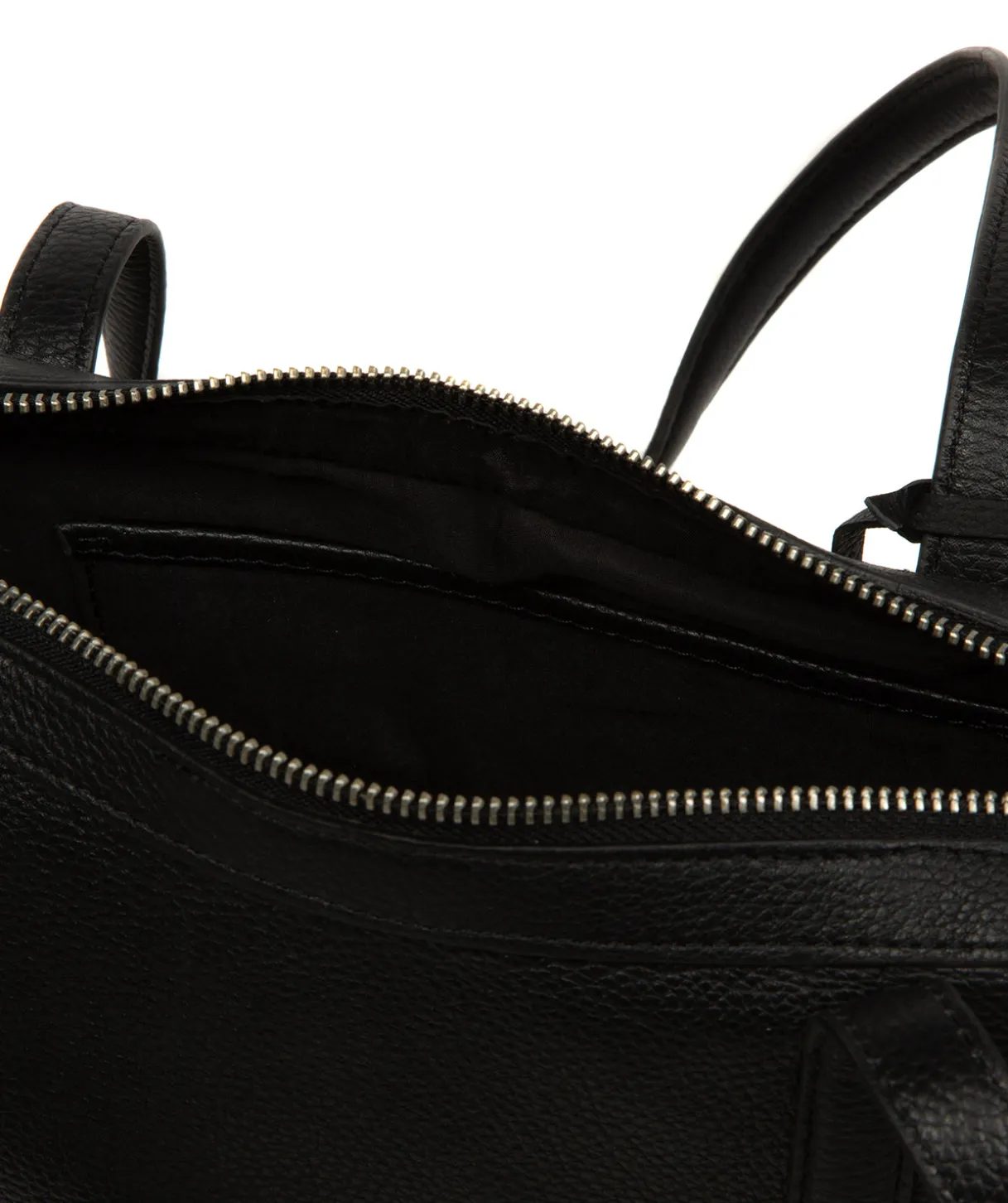 Cleo' Black Leather Evening Handbag